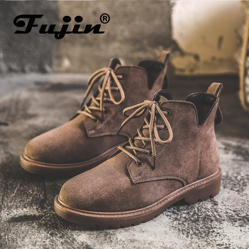 Boots Fujin Women Ankle Retro Suede Leather Comfortable Booties Platform V Design Fashion Shoes For, Black
Boots Fujin Women Ankle Retro Suede Leather Comfortable Booties Platform V Design Fashion Shoes For, Black