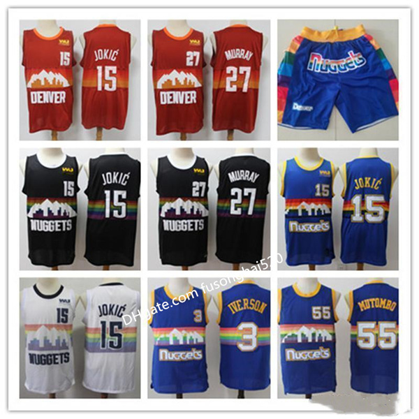 In stock 2021 Mens Denver Nuggets Throwback Dikembe 55 Mutombo Allen 3 Iverson Nikola 15 Jokic Jamal 27 Murray Basketbal, Black;red
In stock 2021 Mens Denver Nuggets Throwback Dikembe 55 Mutombo Allen 3 Iverson Nikola 15 Jokic Jamal 27 Murray Basketbal, Black;red