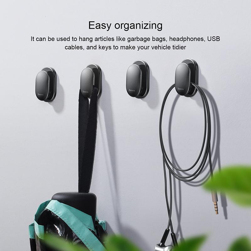 Hooks & Rails 4Pcs Baseus Strong Adhesive Power Plug Socket Hanger Multi-function Wall Mounted Self Sticky For Car Home Bedroom
Hooks & Rails 4Pcs Baseus Strong Adhesive Power Plug Socket Hanger Multi-function Wall Mounted Self Sticky For Car Home Bedroom