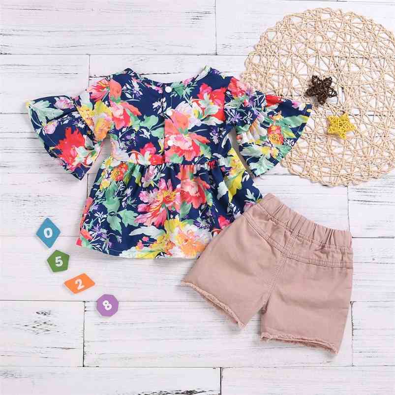 Winter Style Infant Baby Girls Sets Long Flare Sleeve Print Floral Dresses Pink Solid Shorts Casual Grils Cloth 210629, Multi
Winter Style Infant Baby Girls Sets Long Flare Sleeve Print Floral Dresses Pink Solid Shorts Casual Grils Cloth 210629, Multi