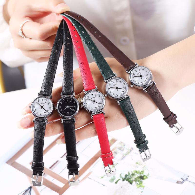 Wristwatches Selling Women Mini Design Leather Arabic Numbers Analog Quartz Watches Fashion Casual Ladies Watch Relogio Feminino, Brown
Wristwatches Selling Women Mini Design Leather Arabic Numbers Analog Quartz Watches Fashion Casual Ladies Watch Relogio Feminino, Brown