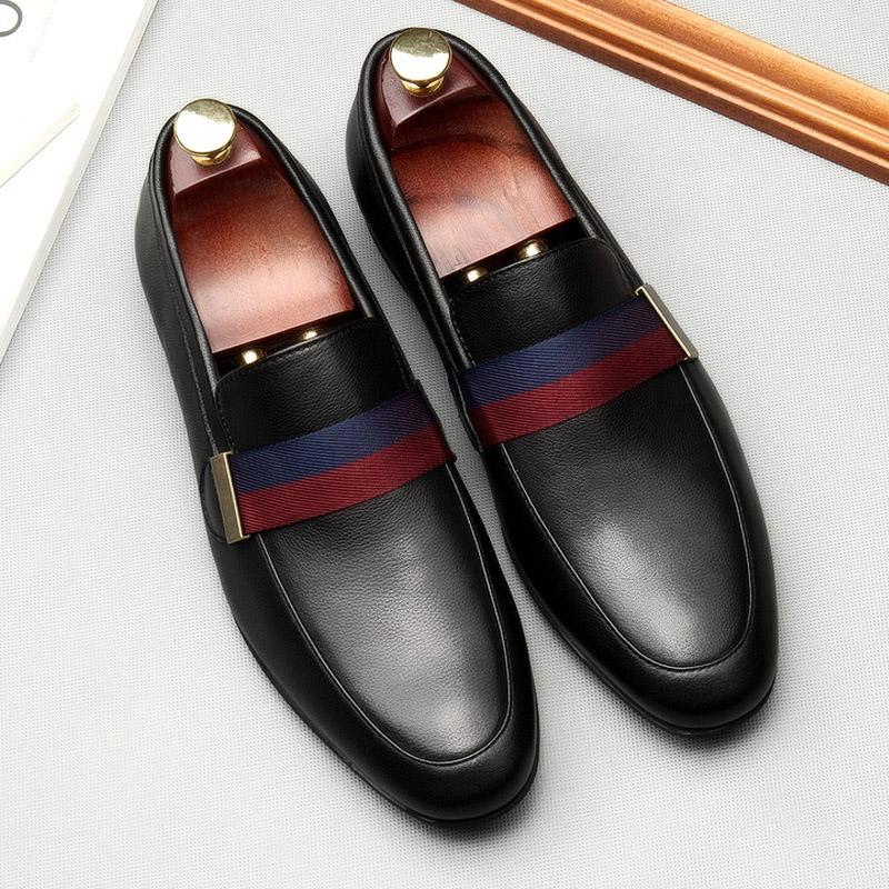 Men Oxfords Shoes British Style Genuine Leather Business Formal Dress Flats Loafers Zapatos Para Hombre, Black
Men Oxfords Shoes British Style Genuine Leather Business Formal Dress Flats Loafers Zapatos Para Hombre, Black