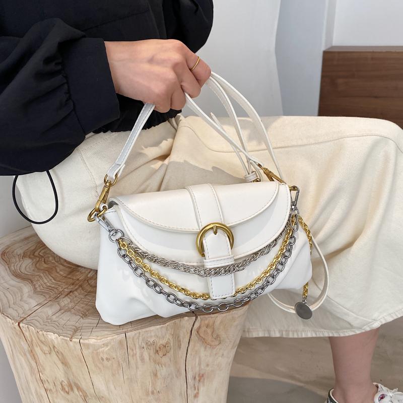 Folds Design Small PU Leather Crossbody Bags For Women 2021 Spring Luxury Totes Trendy Chain Shoulder Handbags And Purses Cross Body, Black
Folds Design Small PU Leather Crossbody Bags For Women 2021 Spring Luxury Totes Trendy Chain Shoulder Handbags And Purses Cross Body, Black