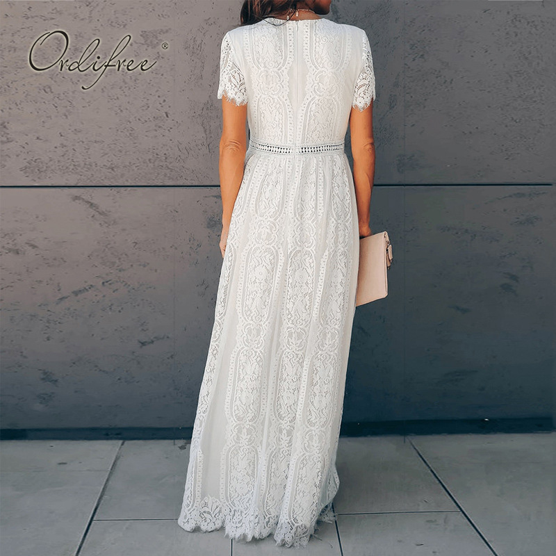 2021ordi2021 summer vintage women maxi party dress short sleeve white lace long tunic beach dress vocation holiday clothes, Black;gray
2021ordi2021 summer vintage women maxi party dress short sleeve white lace long tunic beach dress vocation holiday clothes, Black;gray