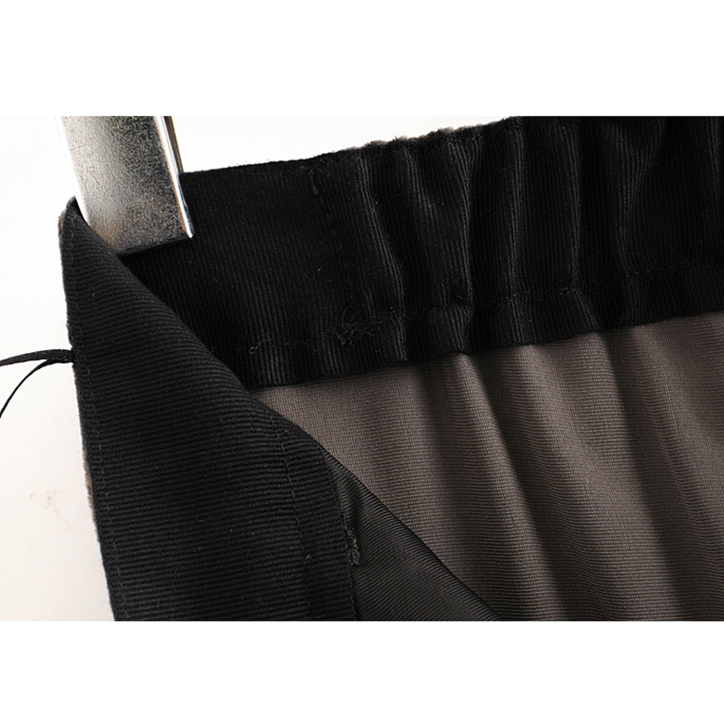 Vintage Chic Solid Velvet Straight Pants Women Fashion Casual Zipper Fly Trousers Elegant Ladies Loose Pants 210520