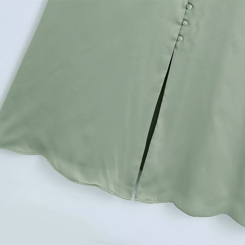 Oversize Women V Neck Single-breasted Dress Summer Fashion Ladies Fresh Loose Female Lingerie 210515