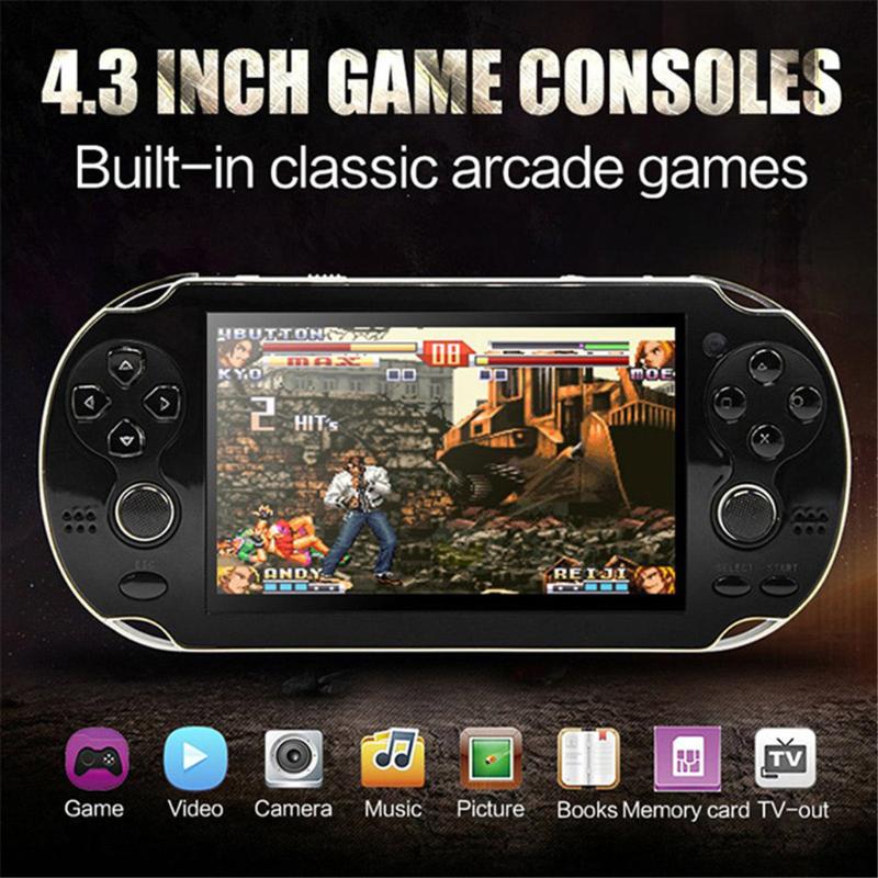 Portable Game Players Retro Classic Handheld 800 Built-in 4.3 Inch Games Family TV Console Box L0529 #D
Portable Game Players Retro Classic Handheld 800 Built-in 4.3 Inch Games Family TV Console Box L0529 #D