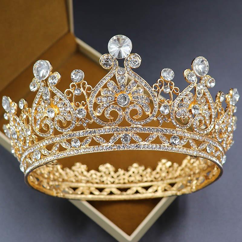 Hair Clips & Barrettes Gold Royal Crown Crystal Bride Princess Queen Tiaras Women Crowns Pageant Prom Diadem Ornaments Wedding Accessories, Golden;silver
Hair Clips & Barrettes Gold Royal Crown Crystal Bride Princess Queen Tiaras Women Crowns Pageant Prom Diadem Ornaments Wedding Accessories, Golden;silver