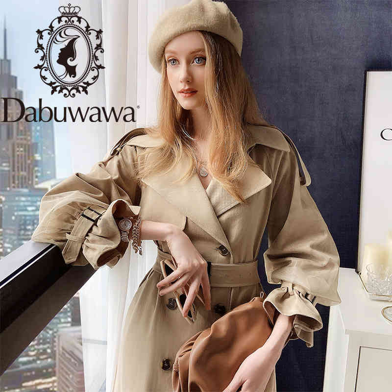 Dabuwawa Khaki Spring Autumn Windbreaker A-line Pocket Button Female Trench Gentle High Street Fashion Outwear Ladies DO1ATC002 210520
Dabuwawa Khaki Spring Autumn Windbreaker A-line Pocket Button Female Trench Gentle High Street Fashion Outwear Ladies DO1ATC002 210520