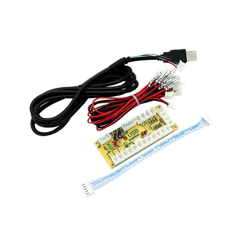Game Controllers & Joysticks DIY Zero Delay Arcade USB Encoder PC To Joystick Rocker Circuit Board Control Module For MAME 2Pin With Cable P
Game Controllers & Joysticks DIY Zero Delay Arcade USB Encoder PC To Joystick Rocker Circuit Board Control Module For MAME 2Pin With Cable P
