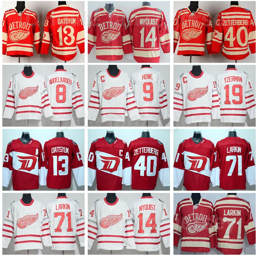 Detroit Red Wings Ice Hockey Jersey 13 Pavel Datsyuk 40 Henrik Zetterberg 71 Dylan Larkin Gordie Howe Justin Abdelkader Centennial Classic S, Black;red
Detroit Red Wings Ice Hockey Jersey 13 Pavel Datsyuk 40 Henrik Zetterberg 71 Dylan Larkin Gordie Howe Justin Abdelkader Centennial Classic S, Black;red