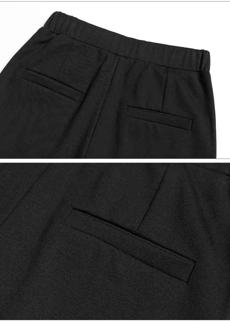 Casual Trousers High Waist Slim pencil Black Pants Arrival Nine Pant Womens fashion trousers office lady female 7267 50 210506