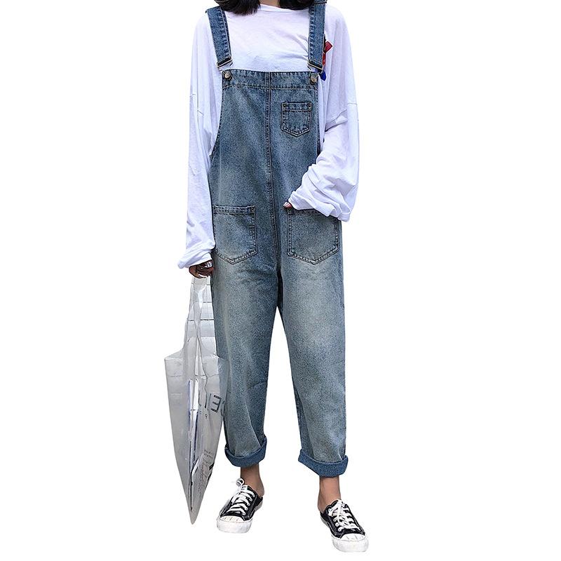 Women's Jeans Apperloth Womens Korean Style Blue Denim Pants Plus Size Ladies Overalls Jumpsuits Streetwear Casual Long Trousers
Women's Jeans Apperloth Womens Korean Style Blue Denim Pants Plus Size Ladies Overalls Jumpsuits Streetwear Casual Long Trousers