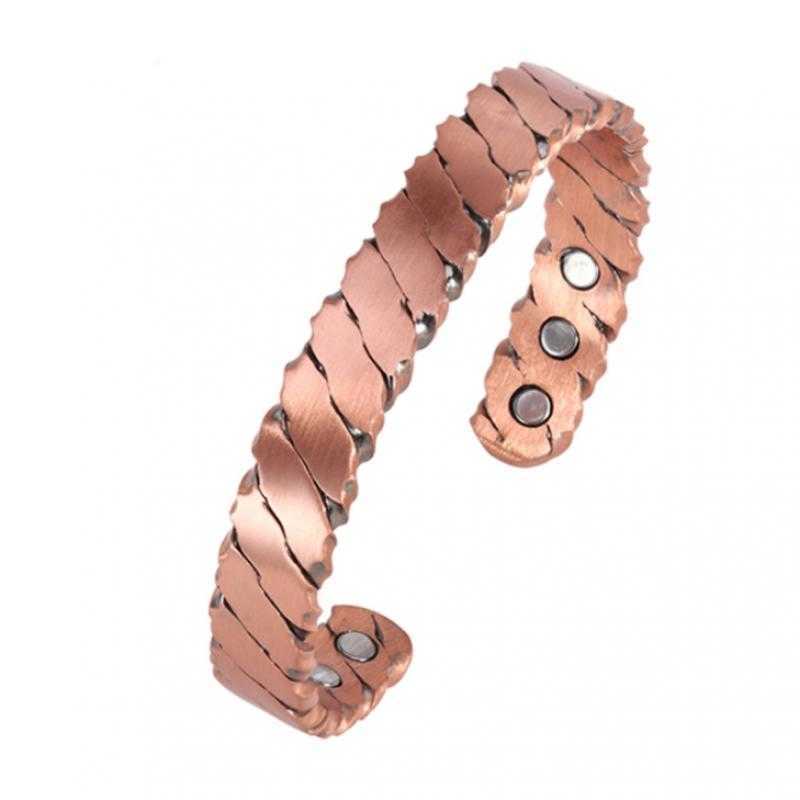 Red Copper Bracelet Anti-fatigue Magnetic Copper Bracelet Retro Fatigue Relief Jewelry Q0722
Red Copper Bracelet Anti-fatigue Magnetic Copper Bracelet Retro Fatigue Relief Jewelry Q0722