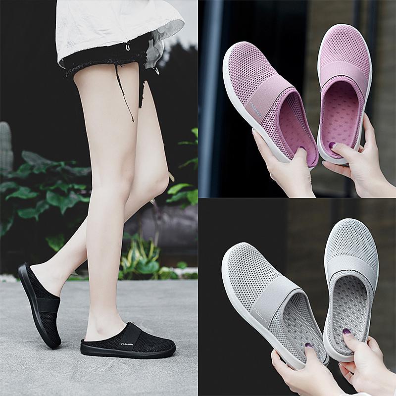 Slippers Big Size 35-42 Women Summer Mesh Breathable Shoes Female Slip-on Loafers Slides Classic Comfortable Flats Casual, Black
Slippers Big Size 35-42 Women Summer Mesh Breathable Shoes Female Slip-on Loafers Slides Classic Comfortable Flats Casual, Black