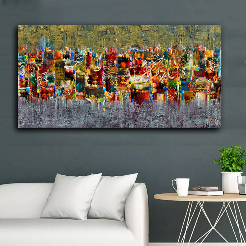 Abstract Art Canvas Poster and Print Landscape Painting On The Wall Modern Wall Pictures For Living Room Art Print