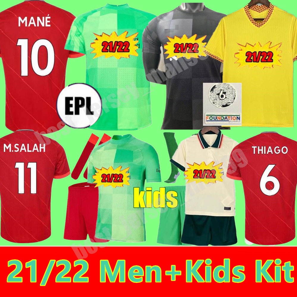 21 22 Men + kids kit M.SALAH VIRGIL FIRMINO soccer jersey MANE THIAGO HENDERSON A.BECKER DIOGO J. ROBERTSON goalkeeper HOME AWAY third 2021 2022 youth boys football shirt, Home+champions patch men
21 22 Men + kids kit M.SALAH VIRGIL FIRMINO soccer jersey MANE THIAGO HENDERSON A.BECKER DIOGO J. ROBERTSON goalkeeper HOME AWAY third 2021 2022 youth boys football shirt, Home+champions patch men