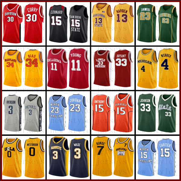 NCAA Basketball Jerseys LeBron Dwyane James Wade Kevin Kyrie Durant Irving John Harden Tim Stockton Hardaway Morant Stitched college Jersey
NCAA Basketball Jerseys LeBron Dwyane James Wade Kevin Kyrie Durant Irving John Harden Tim Stockton Hardaway Morant Stitched college Jersey