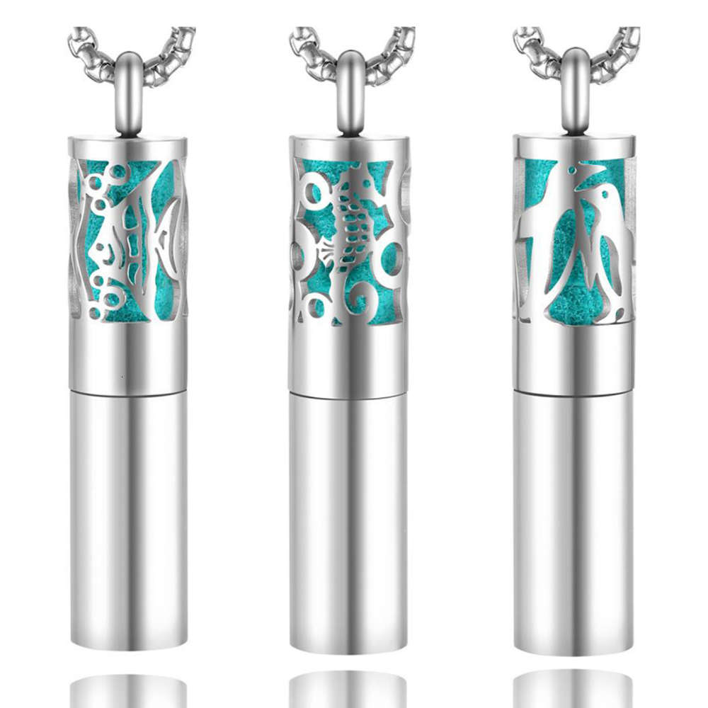 pendant Titanium steel hollow perfume bottle Necklace Pendant Stainless aromatherapy sweater chain, Silver
pendant Titanium steel hollow perfume bottle Necklace Pendant Stainless aromatherapy sweater chain, Silver