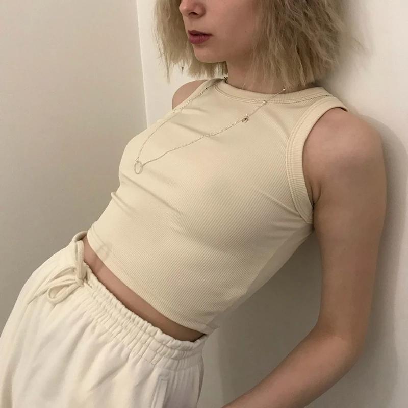 Women's Tanks & Camis Ribbed Tank Top Women White 2022 Summer Casual Fitness Short Vest Candy Colors Knitted Off Shoulder Sexy Crop
Women's Tanks & Camis Ribbed Tank Top Women White 2022 Summer Casual Fitness Short Vest Candy Colors Knitted Off Shoulder Sexy Crop