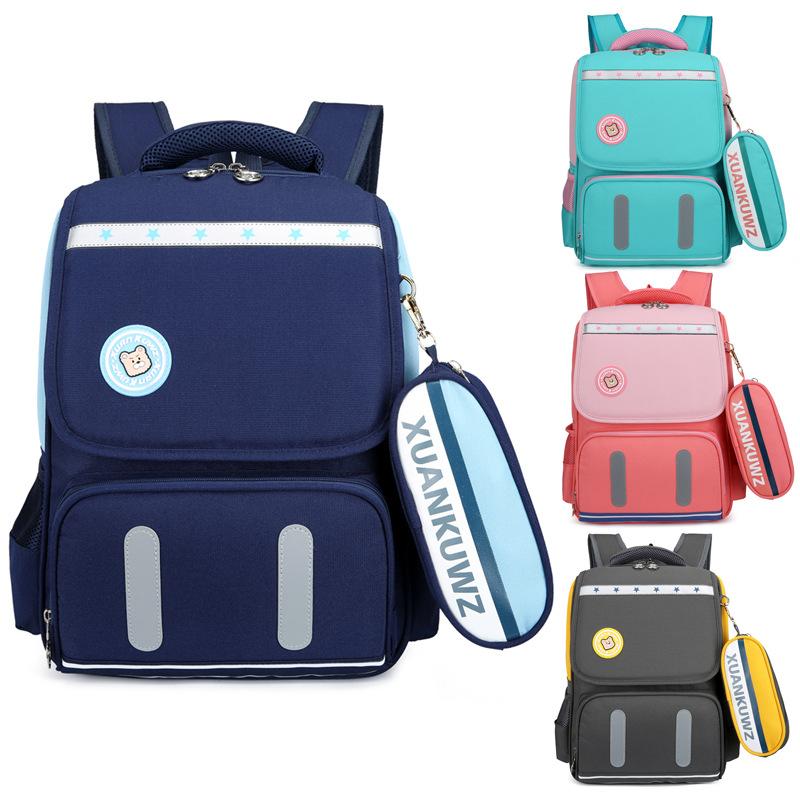 School Bags Waterproof Children Boys Girls Orthopedic Backpcak Kids Schoolbags Primary Backpack Mochilas Infantil, Green
School Bags Waterproof Children Boys Girls Orthopedic Backpcak Kids Schoolbags Primary Backpack Mochilas Infantil, Green