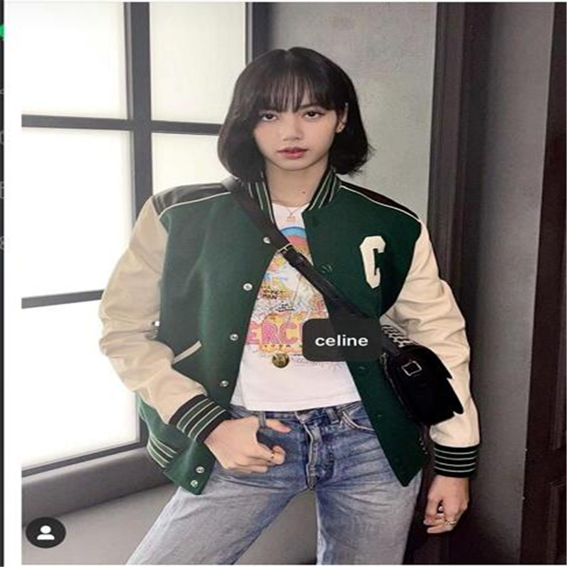Spring and autumn tide brand men's jacket retro cashew flower couple baseball uniform