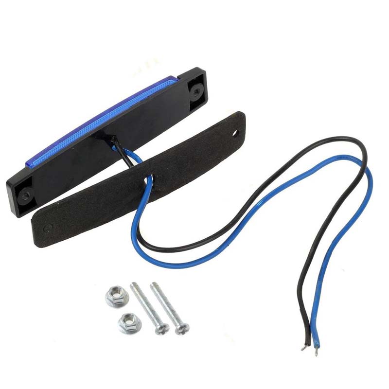 Universal Vehicle External Lights LED Lamp 12V/24V 6 SMD Auto Car Bus Truck Lorry Side Marker Indicator Light Low Trailer Rear Warning Lamps Safety Al