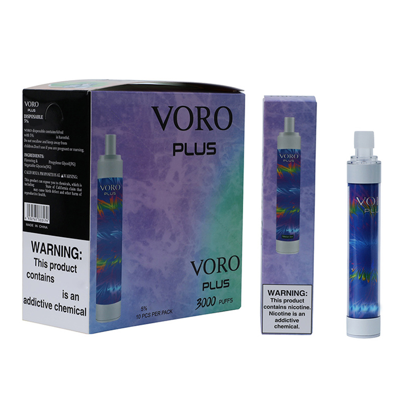 Voro Plus Rechargeable Disposable Vape Pen E Cigarette Device with RGB Light 650mAh Battery 4.8ml Cartridges Prefill 3300 Puffs Vapes Kit VS Gunpod
Voro Plus Rechargeable Disposable Vape Pen E Cigarette Device with RGB Light 650mAh Battery 4.8ml Cartridges Prefill 3300 Puffs Vapes Kit VS Gunpod