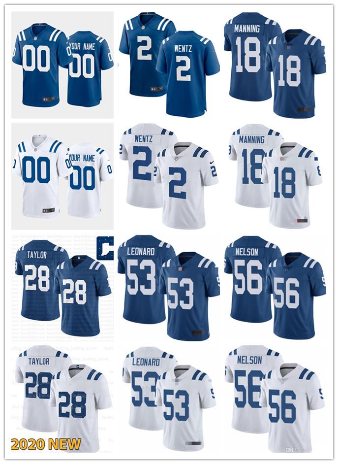 Men Women Youth Indianapolis Colts 56 Quenton Nelson 53 Darius Leonard 18 Peyton Manning 2 Carson Wentz custom Football Jersey, Black;red 
Men Women Youth Indianapolis Colts 56 Quenton Nelson 53 Darius Leonard 18 Peyton Manning 2 Carson Wentz custom Football Jersey, Black;red
