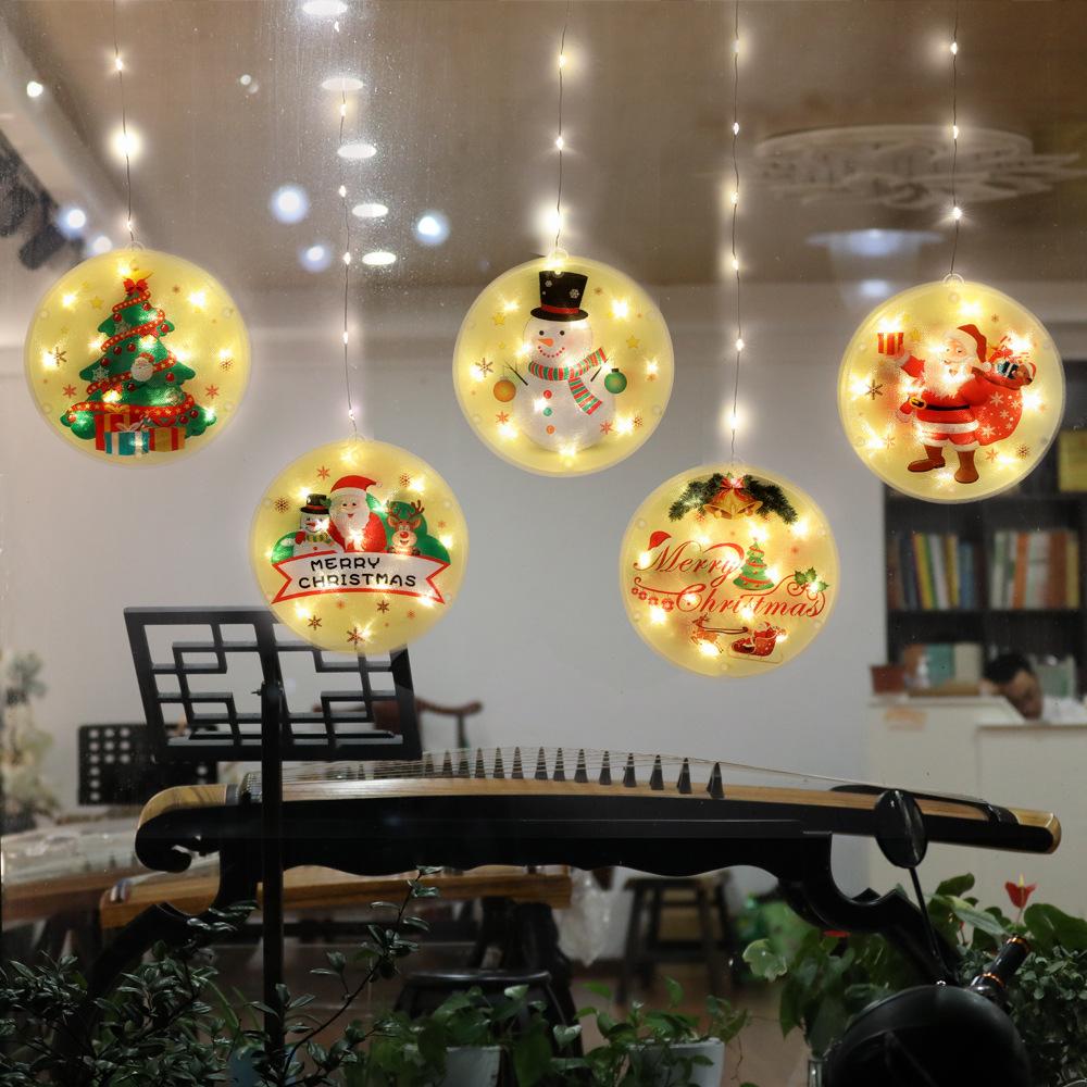 2021New LED ice strip Christmas decorative room decorations colorful star lights string waterproof indoor and outdoor use DHL Free shipping