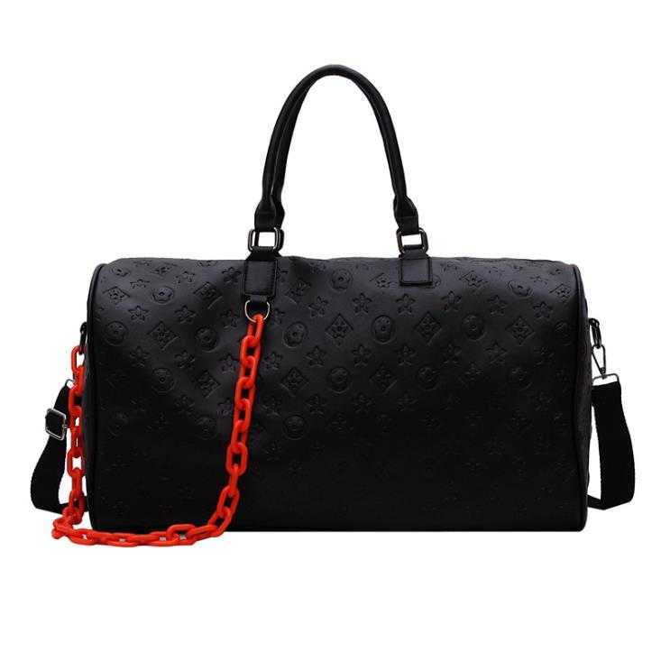 2022 Sshort-Distance Travel Bag Large-Capacity PU Hand-Made Poor Luggage Fashion Embossed Sports Gym Bags Y29, Black
2022 Sshort-Distance Travel Bag Large-Capacity PU Hand-Made Poor Luggage Fashion Embossed Sports Gym Bags Y29, Black