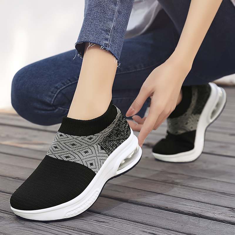 Fashion Spring Women Sneakers Breathable Mesh Sock Shoes Comfortable Platform Walking Footwear Big Size Cushioning Lady Shoes
Fashion Spring Women Sneakers Breathable Mesh Sock Shoes Comfortable Platform Walking Footwear Big Size Cushioning Lady Shoes