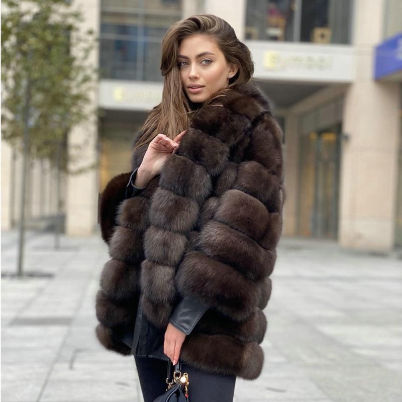 Women's Fur & Faux Genuine Jacket Mid-length Woman Winter Fashion Natural Coat Outwear Female Trendy 2021 Real Overcoats, Black
Women's Fur & Faux Genuine Jacket Mid-length Woman Winter Fashion Natural Coat Outwear Female Trendy 2021 Real Overcoats, Black