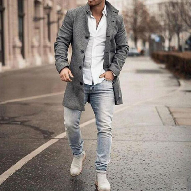 Men's Wool Coat, Stylish, Casual, Office, Trench Coat, Plus Size, Fall, Winter, 2021, Black
Men's Wool Coat, Stylish, Casual, Office, Trench Coat, Plus Size, Fall, Winter, 2021, Black
