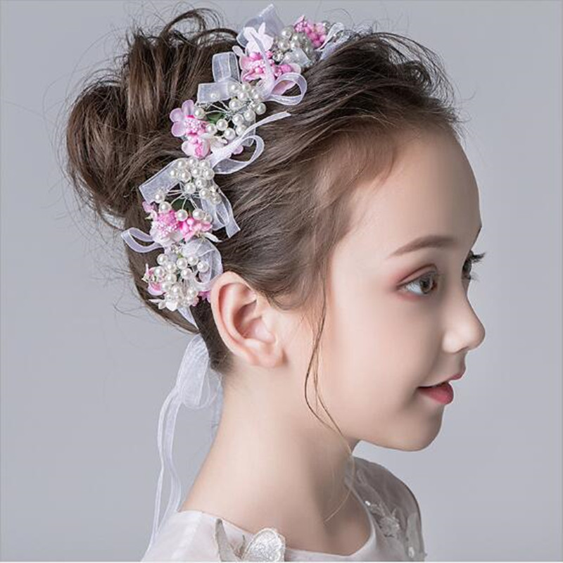 Girls' Head Pieces Hair Accessories Korean Version of Girls Show Headdresses Wear Headbands Children's Pearl Flowers
Girls' Head Pieces Hair Accessories Korean Version of Girls Show Headdresses Wear Headbands Children's Pearl Flowers