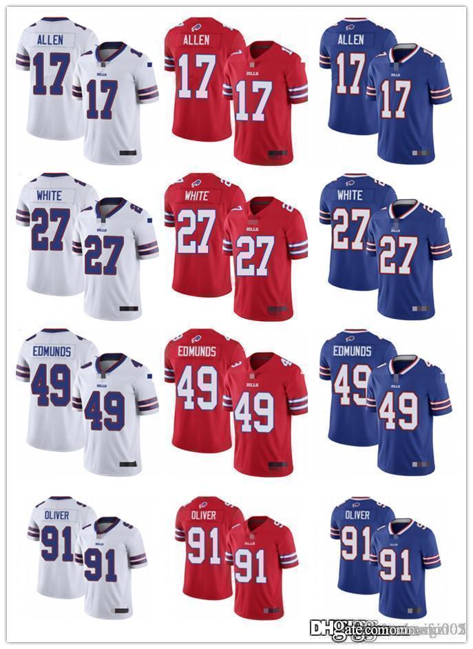 Men Women Youth Buffalo Bills 27 Tre'Davious White 17 Josh Allen 49 Tremaine Edmunds 91 Ed Oliver custom Football Jerseys, Black;red
Men Women Youth Buffalo Bills 27 Tre'Davious White 17 Josh Allen 49 Tremaine Edmunds 91 Ed Oliver custom Football Jerseys, Black;red
