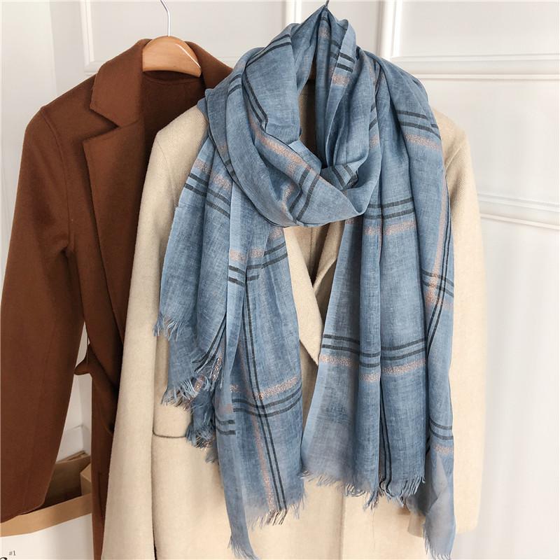 Scarves High Grade Grey Foreign Trade In Autumn And Winter 2021 Korean Style Checked Women's Scarf Commuter Shawl Cotton Linen
Scarves High Grade Grey Foreign Trade In Autumn And Winter 2021 Korean Style Checked Women's Scarf Commuter Shawl Cotton Linen