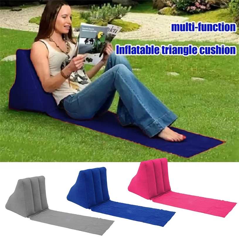 Inflatable Beach Chair Backrest Lounger Mat Waterproof Portable Travel Air Sofa Back Cushion for Camping Home 220104
Inflatable Beach Chair Backrest Lounger Mat Waterproof Portable Travel Air Sofa Back Cushion for Camping Home 220104