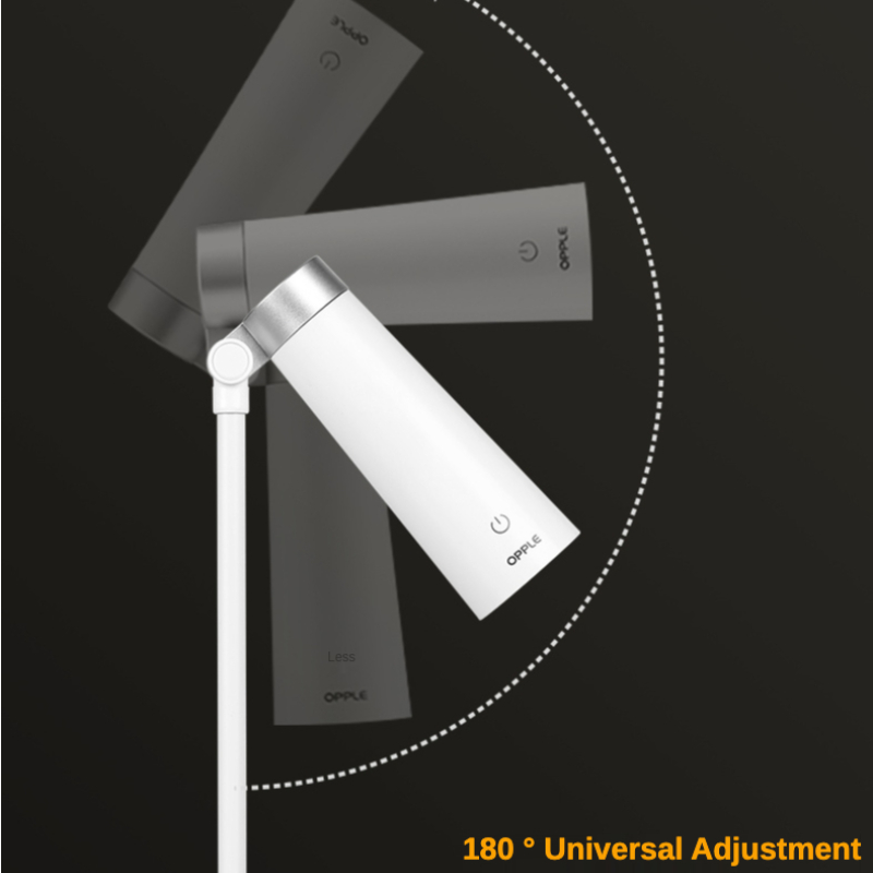 OPPLE Multifunctional 3 in 1 Desk Table Lamp USB Charging Flashlight Eye Protecting Modern Iron Office Learning Bedroom Decor