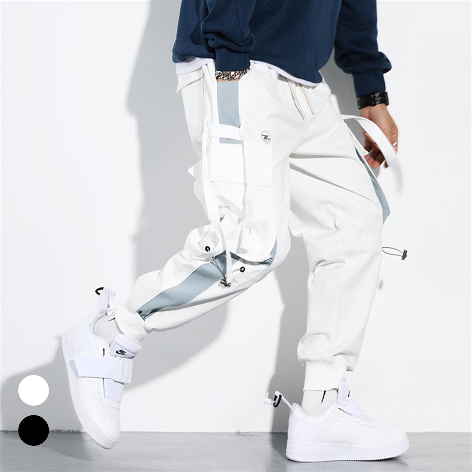faishion teenager hip hop women pant drawstring multi pockets straps ankle tied long cargo cotton male sports trousers, Black
faishion teenager hip hop women pant drawstring multi pockets straps ankle tied long cargo cotton male sports trousers, Black