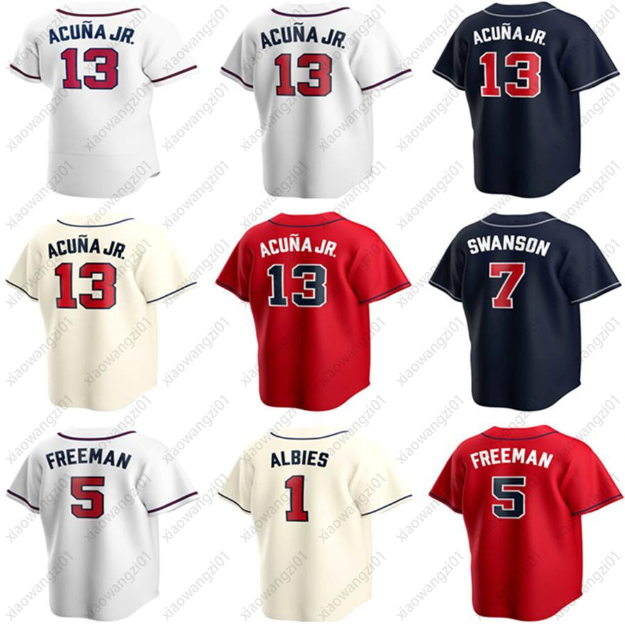 2021 Marcell Ozuna Jersey 5 Freddie Freeman 7 Dansby Swanson 13 Ronald Acuna Jr. 1 Ozzie Albies Mike Soroka Baseball Jerseys, 10
2021 Marcell Ozuna Jersey 5 Freddie Freeman 7 Dansby Swanson 13 Ronald Acuna Jr. 1 Ozzie Albies Mike Soroka Baseball Jerseys, 10