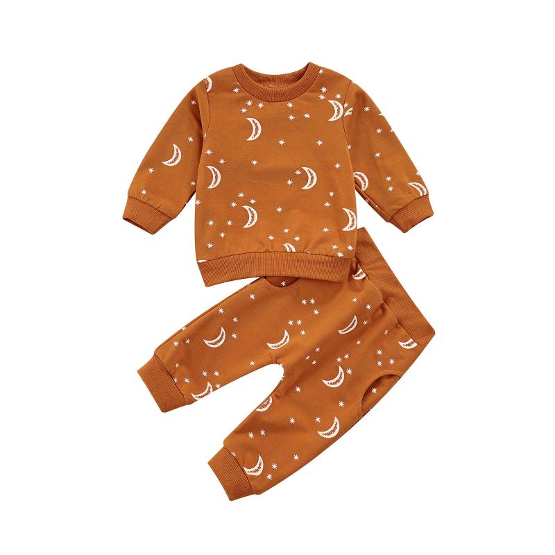 Clothing Sets CitgeeAutumn Toddlers Baby Girls Boys Tracksuit Moon Star Print Long Sleeves Pullover Shirt + Casual Pants Clothes 0-24Months, As pic 
Clothing Sets CitgeeAutumn Toddlers Baby Girls Boys Tracksuit Moon Star Print Long Sleeves Pullover Shirt + Casual Pants Clothes 0-24Months, As pic