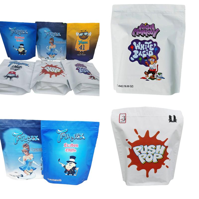 Packaging Bags 1 Pound Trufflez Stand Up Pouch Child Proof 16 Oz Mylar Bags Flower White Truffle Soft Touch Zipper Plastic Bag jlloQV
Packaging Bags 1 Pound Trufflez Stand Up Pouch Child Proof 16 Oz Mylar Bags Flower White Truffle Soft Touch Zipper Plastic Bag jlloQV