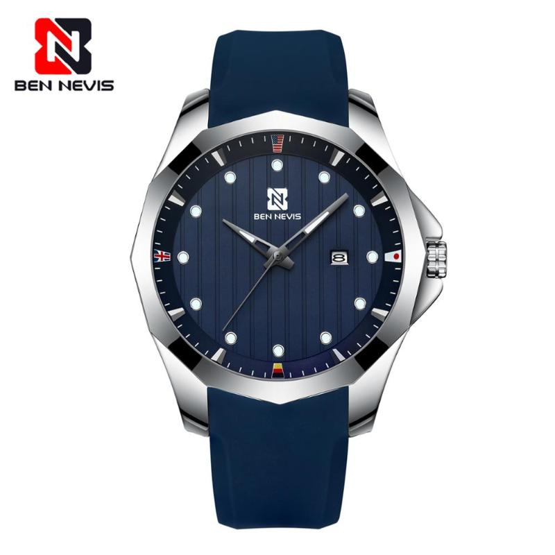 Wristwatches Quartz Sport Watch Men Military Male Clock Blue Rubber WristWatch Relogio Masculino Relojes Waterproof, Slivery;brown
Wristwatches Quartz Sport Watch Men Military Male Clock Blue Rubber WristWatch Relogio Masculino Relojes Waterproof, Slivery;brown