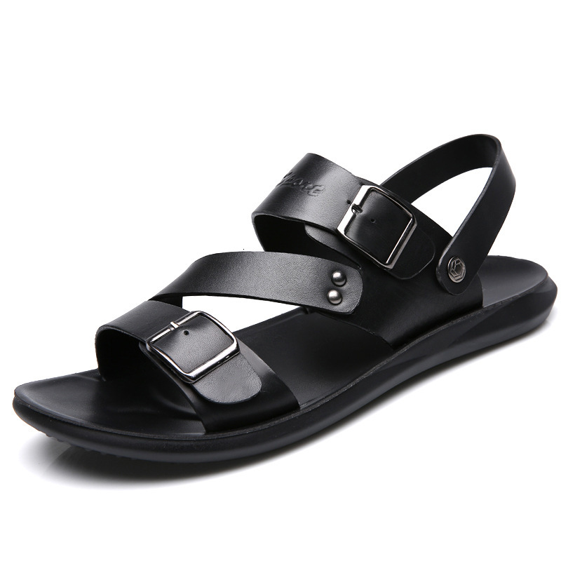 sandals summer men's fashions daily wear buckle sandals comfortable belt versatile beach shoes warm ks113 3psn, Black
sandals summer men's fashions daily wear buckle sandals comfortable belt versatile beach shoes warm ks113 3psn, Black