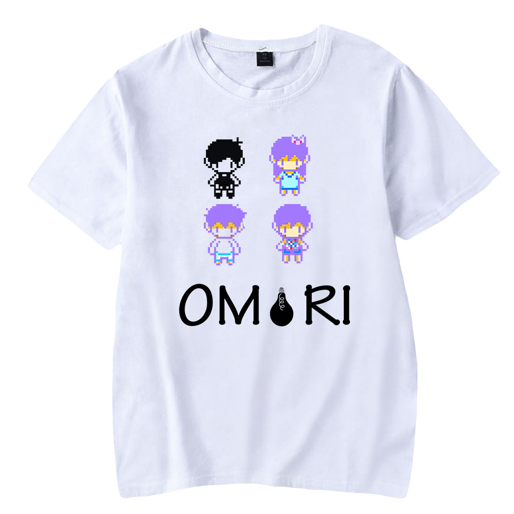 Omori Fashion Prints T-shirts Women/Men Summer Short Sleeve Tshirts Casual Streetwear Harajuku T shirts, White;black
Omori Fashion Prints T-shirts Women/Men Summer Short Sleeve Tshirts Casual Streetwear Harajuku T shirts, White;black
