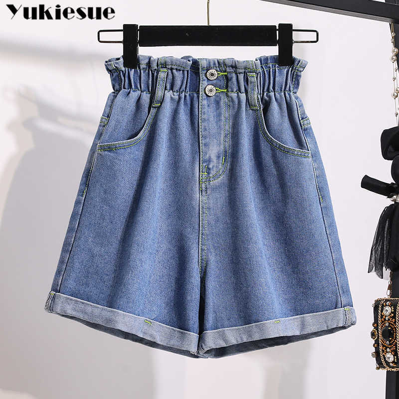 Summer High Waist Denim Shorts Women Casual Loose Ladies Fashion Roll Up Hem Elastic Waist Jeans Female plus size S-5XL 210611, Black gray
Summer High Waist Denim Shorts Women Casual Loose Ladies Fashion Roll Up Hem Elastic Waist Jeans Female plus size S-5XL 210611, Black gray