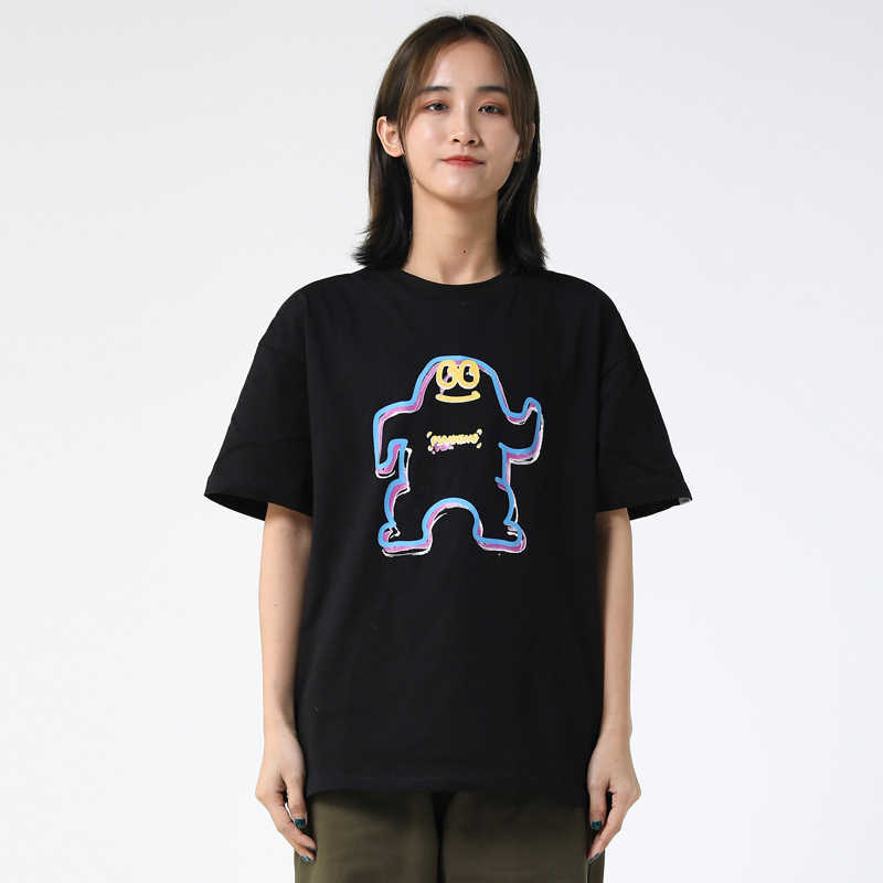Summer Tshirts Men Women Hip Hop Short Sleeve Funny Dance Printed Cotton Streetwear Tops Tee T Shirts 210601