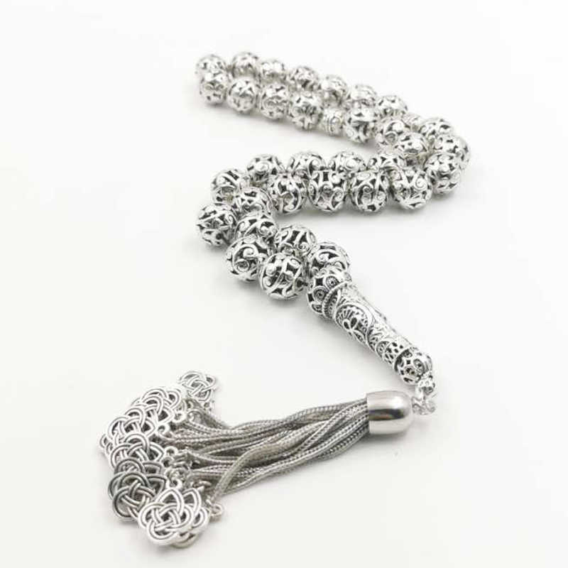 2020 Big Tasbih special gift RAMADAN arab fashion bracelet Misbaha high quality islamic New Metal tassels Muslim jewelry rosary X0710