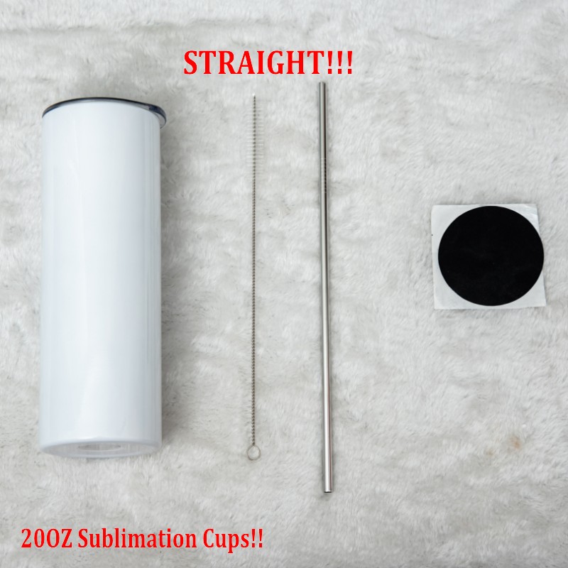 20 oz blank white Sublimation Straight Skinny Tumbler Slim Cup Stainless steel Double wall vacuum with lid metal straw, Shippingfee(do not choose)
20 oz blank white Sublimation Straight Skinny Tumbler Slim Cup Stainless steel Double wall vacuum with lid metal straw, Shippingfee(do not choose)